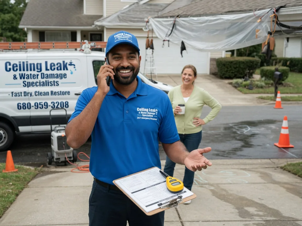 Ceiling Leak Cleanup Redwood City, CA FAQs